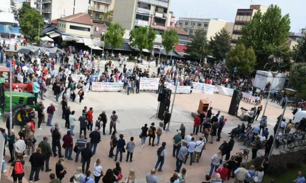 Καρδίτσα: Μεγάλο συλλαλητήριο μετά την καταστροφή, για τις αποζημιώσεις